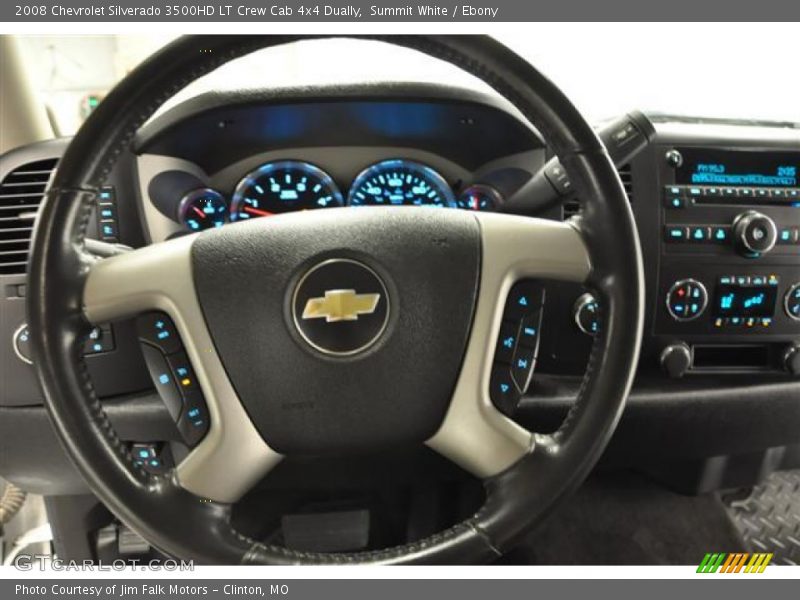 Summit White / Ebony 2008 Chevrolet Silverado 3500HD LT Crew Cab 4x4 Dually