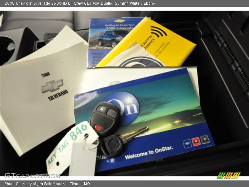 Summit White / Ebony 2008 Chevrolet Silverado 3500HD LT Crew Cab 4x4 Dually