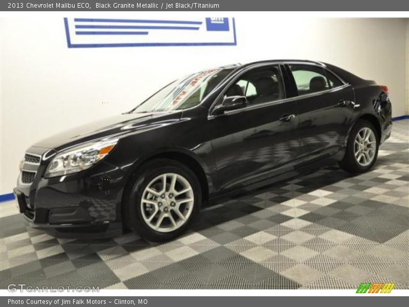 Black Granite Metallic / Jet Black/Titanium 2013 Chevrolet Malibu ECO