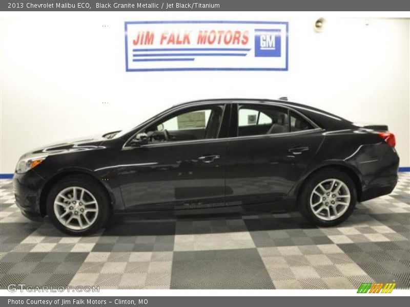 Black Granite Metallic / Jet Black/Titanium 2013 Chevrolet Malibu ECO