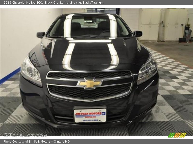 Black Granite Metallic / Jet Black/Titanium 2013 Chevrolet Malibu ECO
