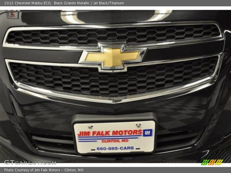 Black Granite Metallic / Jet Black/Titanium 2013 Chevrolet Malibu ECO