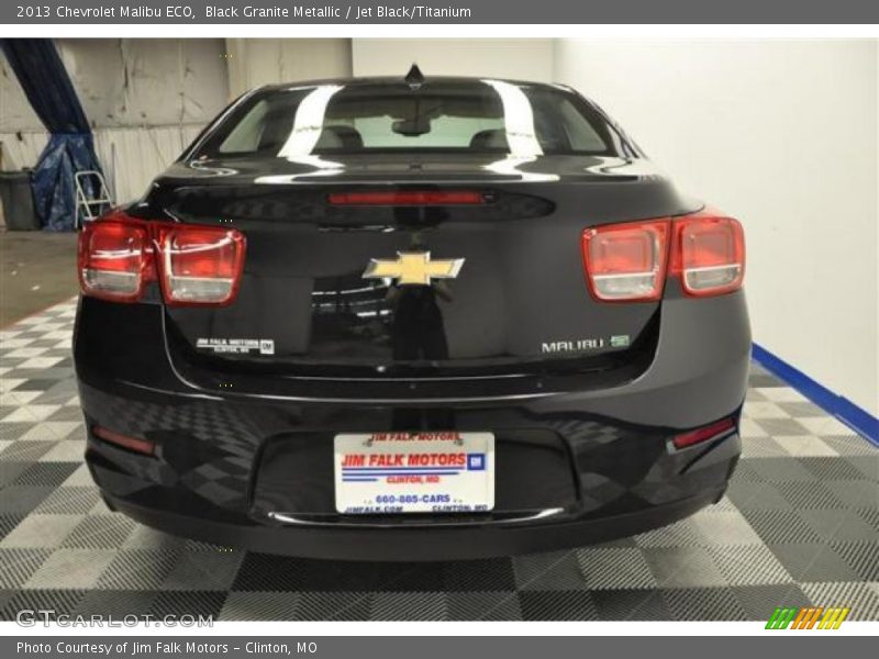 Black Granite Metallic / Jet Black/Titanium 2013 Chevrolet Malibu ECO