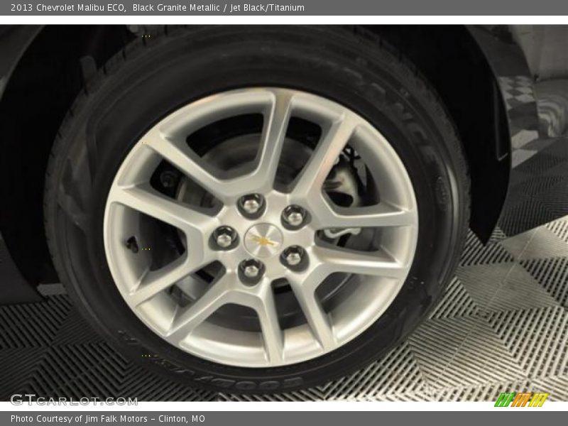 Black Granite Metallic / Jet Black/Titanium 2013 Chevrolet Malibu ECO