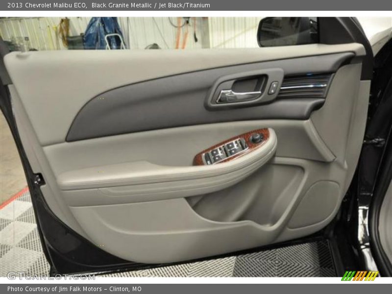 Black Granite Metallic / Jet Black/Titanium 2013 Chevrolet Malibu ECO