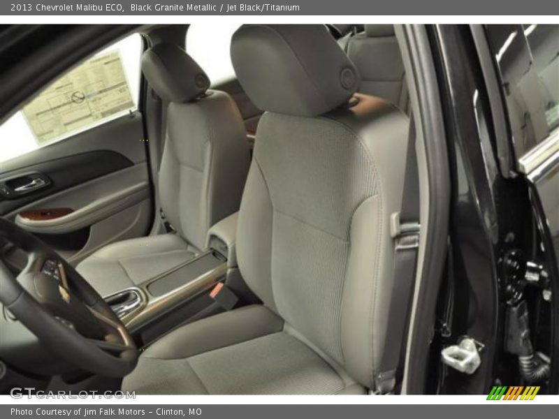 Black Granite Metallic / Jet Black/Titanium 2013 Chevrolet Malibu ECO