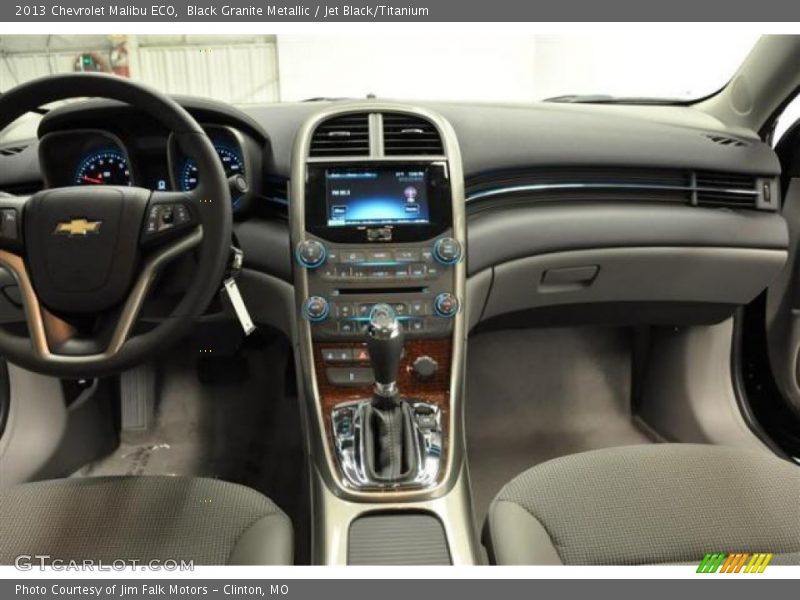 Black Granite Metallic / Jet Black/Titanium 2013 Chevrolet Malibu ECO
