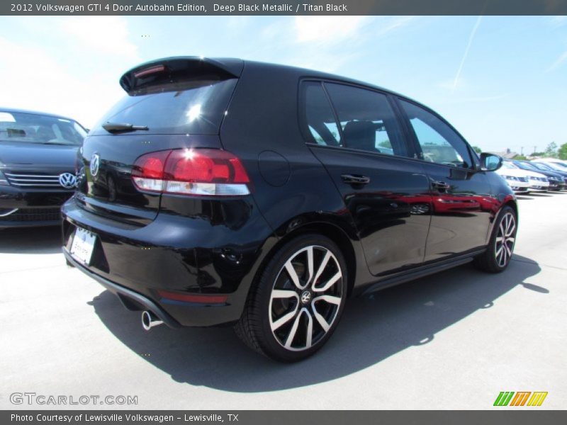 Deep Black Metallic / Titan Black 2012 Volkswagen GTI 4 Door Autobahn Edition