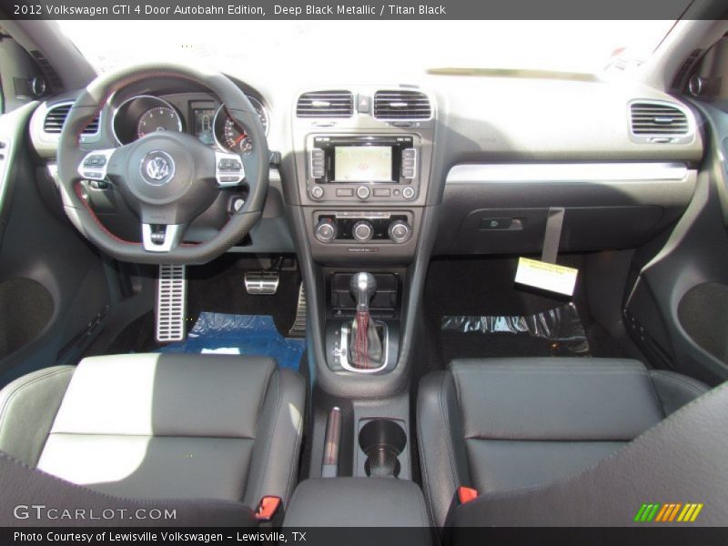 Deep Black Metallic / Titan Black 2012 Volkswagen GTI 4 Door Autobahn Edition