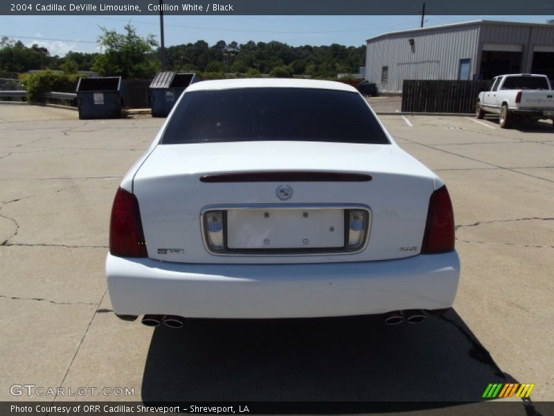 Cotillion White / Black 2004 Cadillac DeVille Limousine