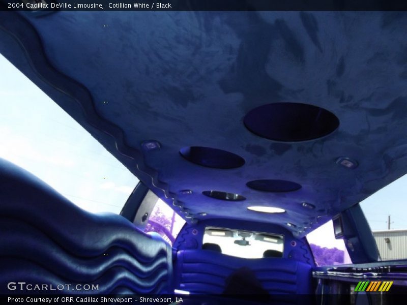 Cotillion White / Black 2004 Cadillac DeVille Limousine