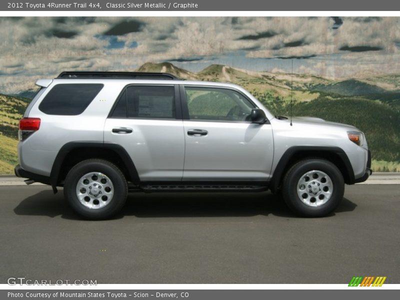Classic Silver Metallic / Graphite 2012 Toyota 4Runner Trail 4x4