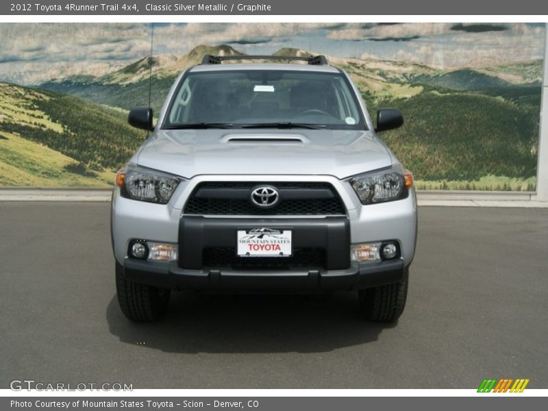 Classic Silver Metallic / Graphite 2012 Toyota 4Runner Trail 4x4