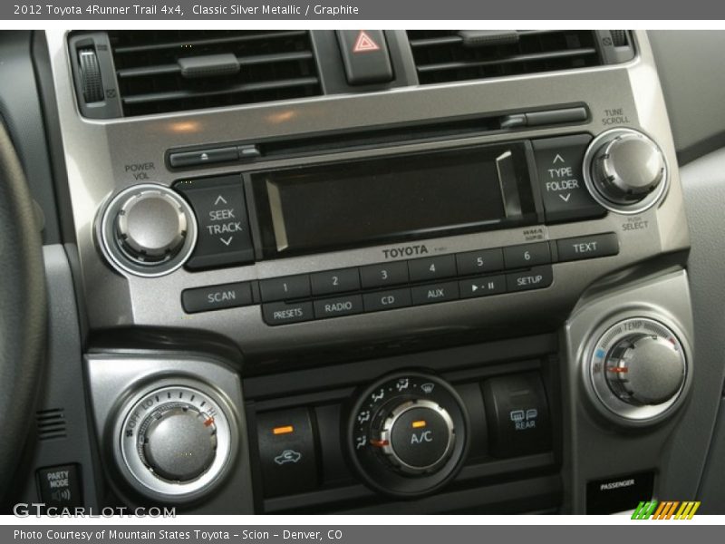 Classic Silver Metallic / Graphite 2012 Toyota 4Runner Trail 4x4