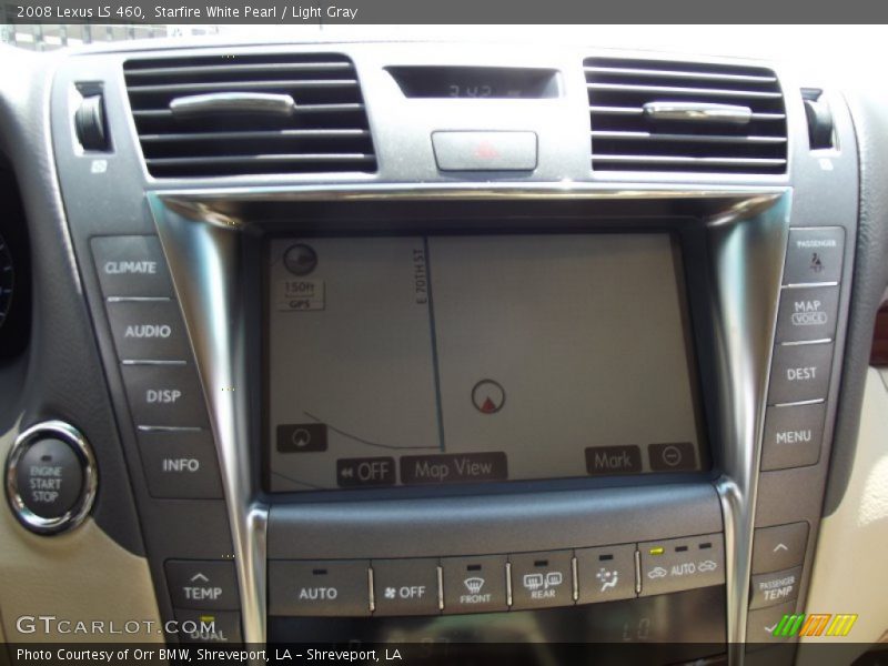 Starfire White Pearl / Light Gray 2008 Lexus LS 460