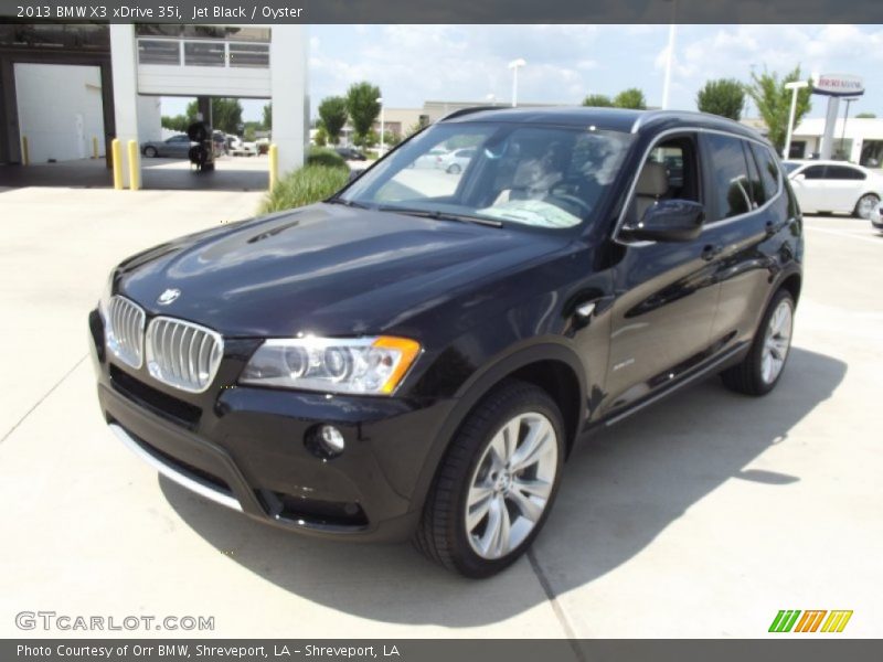Jet Black / Oyster 2013 BMW X3 xDrive 35i