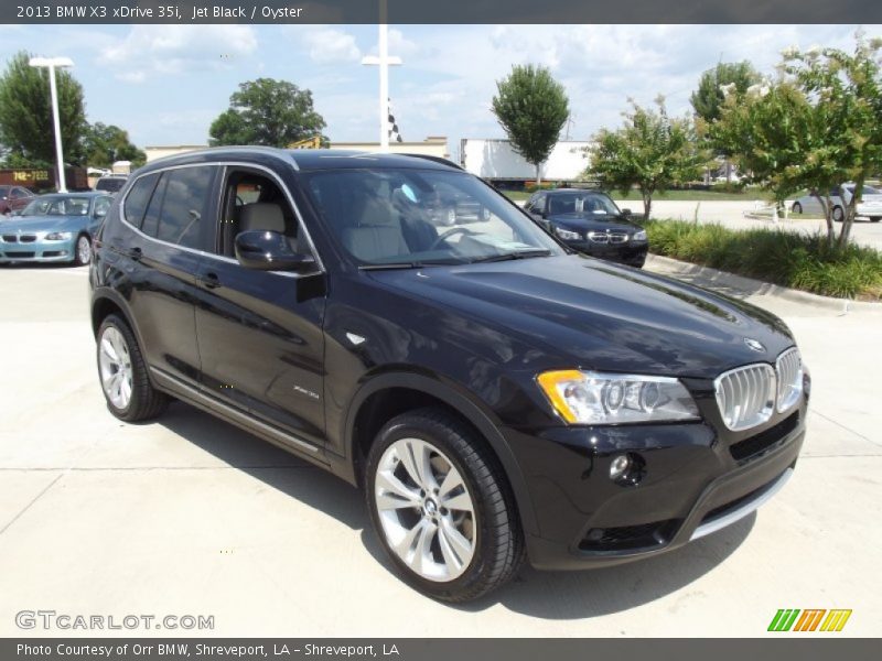 Jet Black / Oyster 2013 BMW X3 xDrive 35i