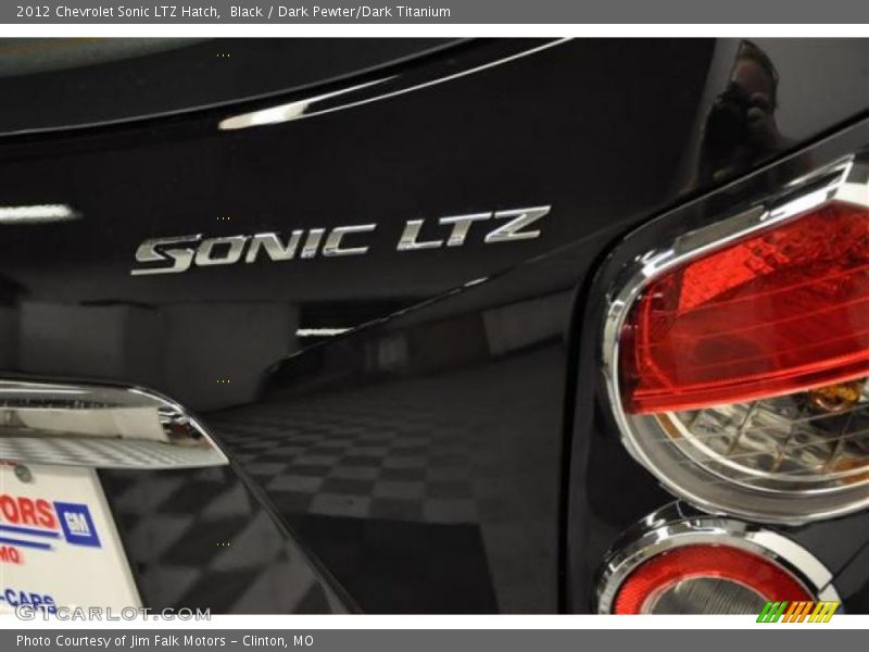 Black / Dark Pewter/Dark Titanium 2012 Chevrolet Sonic LTZ Hatch