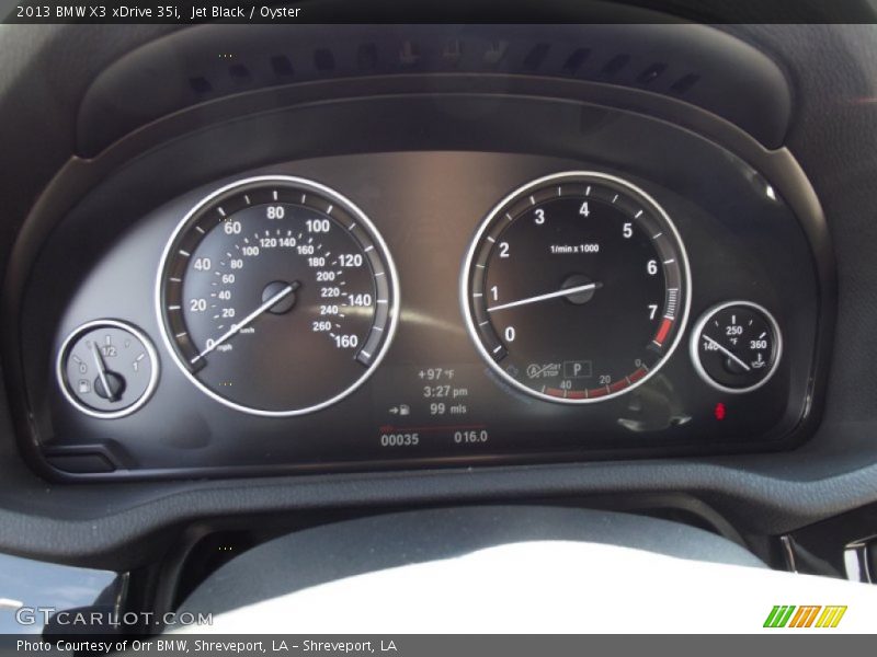 Jet Black / Oyster 2013 BMW X3 xDrive 35i