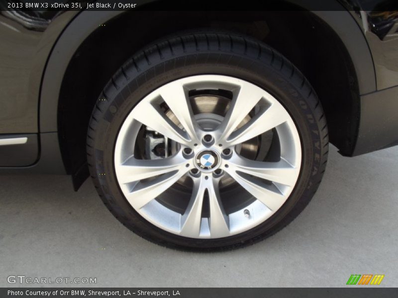 Jet Black / Oyster 2013 BMW X3 xDrive 35i
