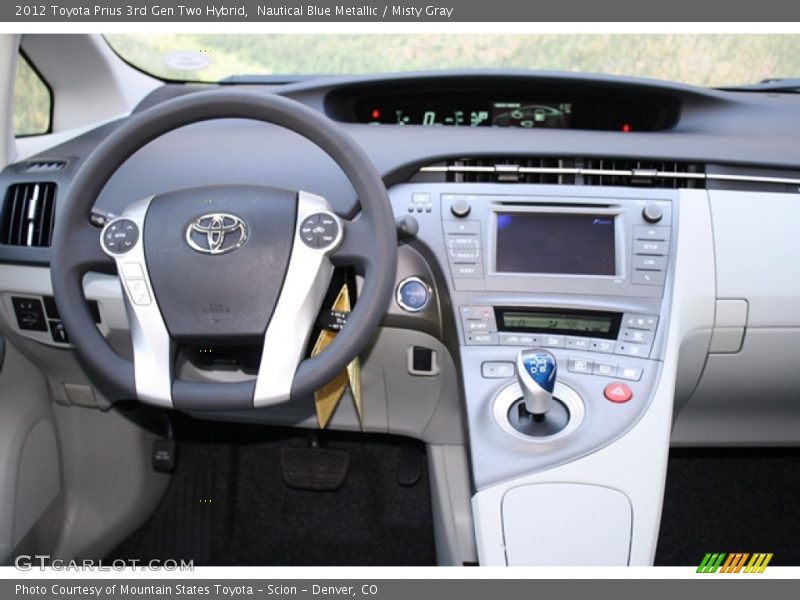 Dashboard of 2012 Prius 3rd Gen Two Hybrid