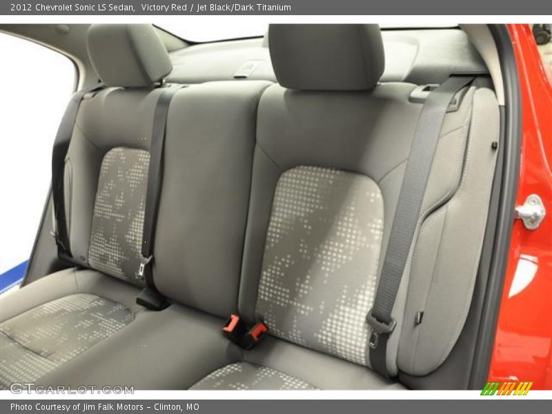 Victory Red / Jet Black/Dark Titanium 2012 Chevrolet Sonic LS Sedan