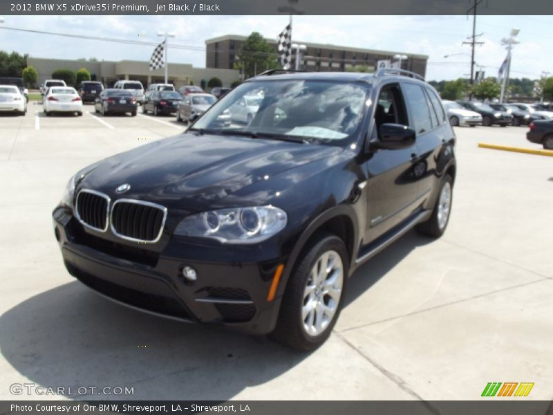 Jet Black / Black 2012 BMW X5 xDrive35i Premium