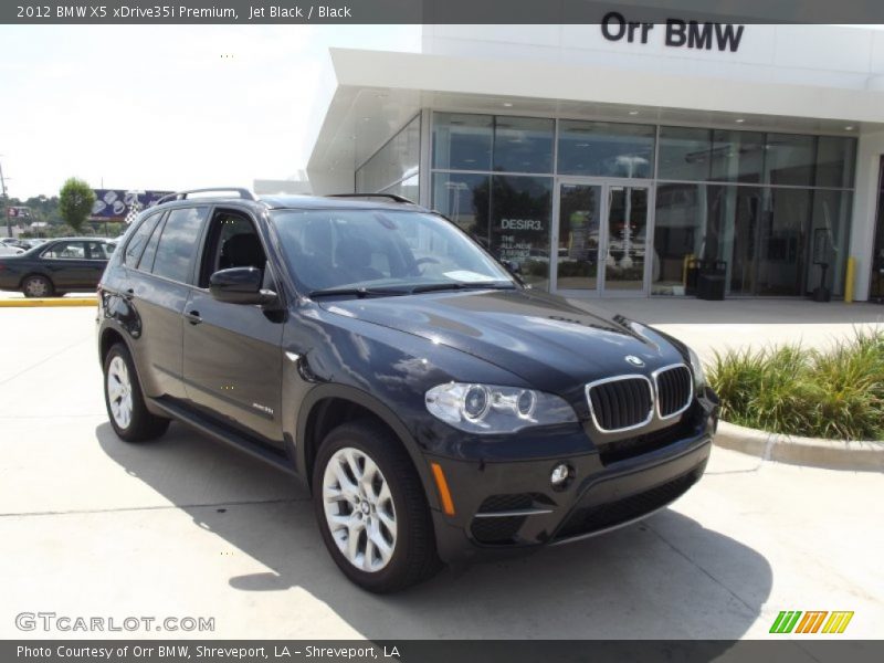 Jet Black / Black 2012 BMW X5 xDrive35i Premium