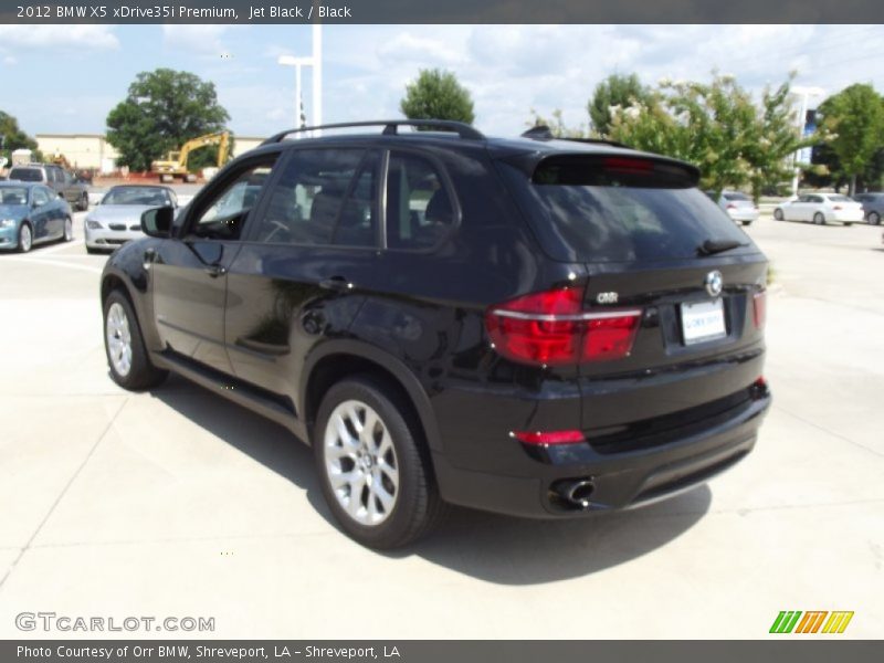 Jet Black / Black 2012 BMW X5 xDrive35i Premium