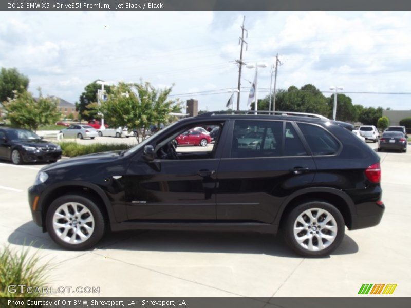 Jet Black / Black 2012 BMW X5 xDrive35i Premium