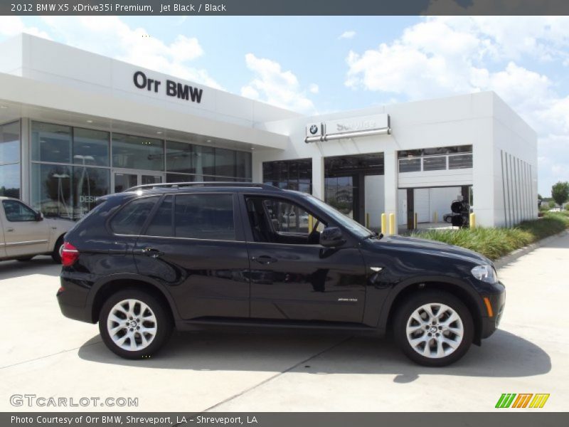 Jet Black / Black 2012 BMW X5 xDrive35i Premium