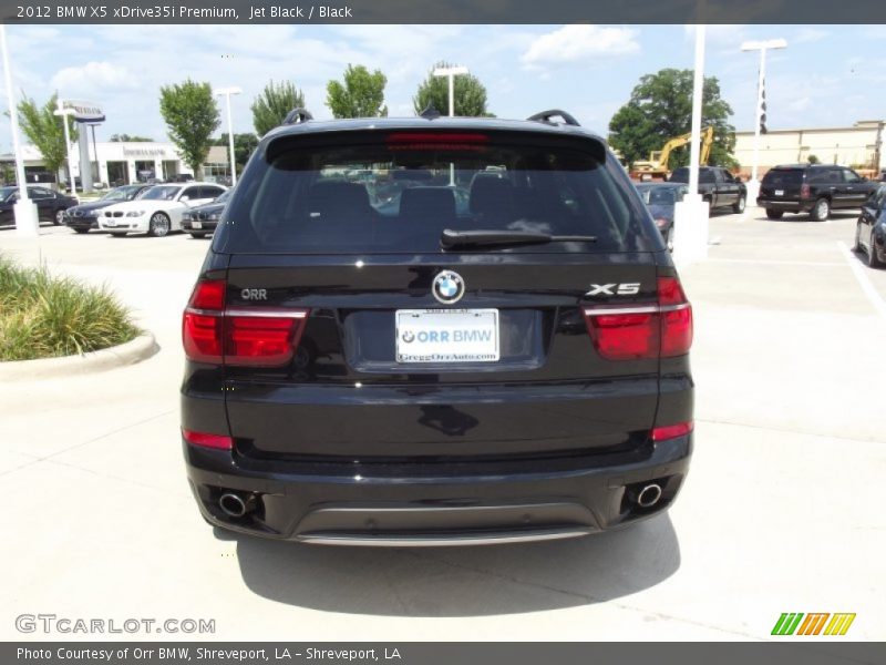 Jet Black / Black 2012 BMW X5 xDrive35i Premium