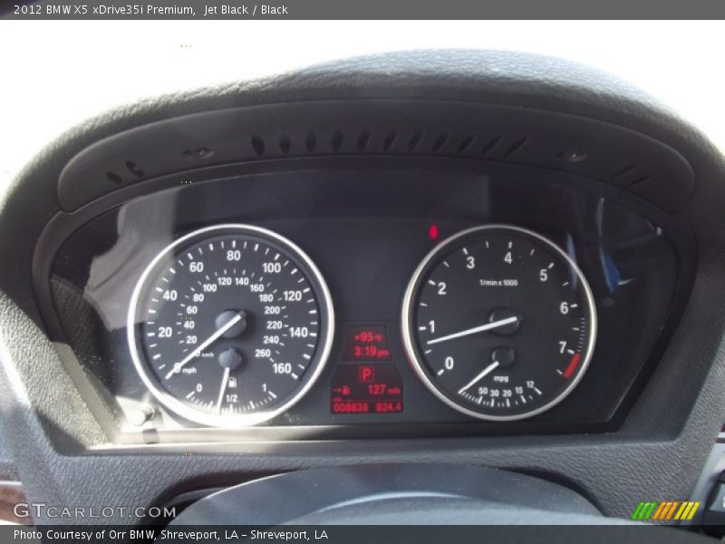 Jet Black / Black 2012 BMW X5 xDrive35i Premium