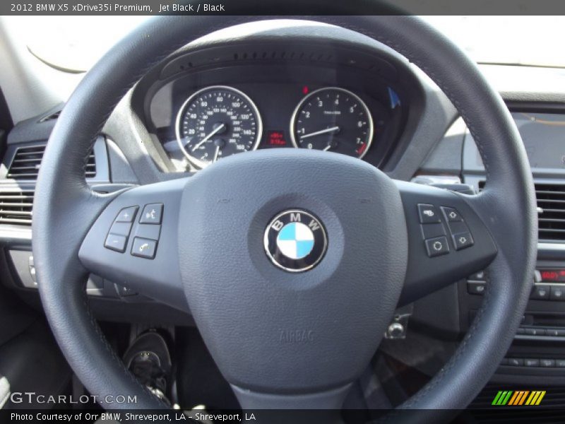 Jet Black / Black 2012 BMW X5 xDrive35i Premium