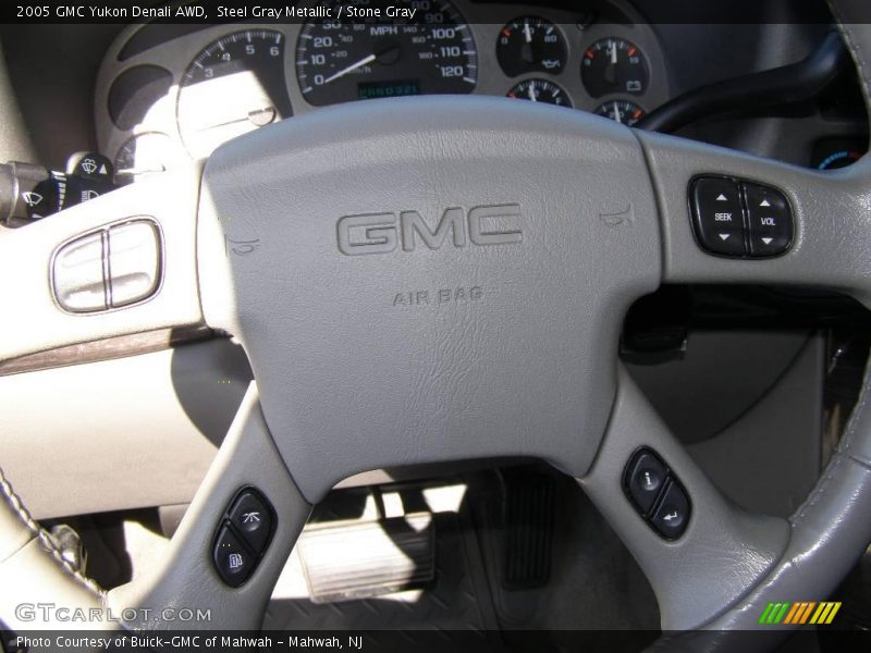 Steel Gray Metallic / Stone Gray 2005 GMC Yukon Denali AWD