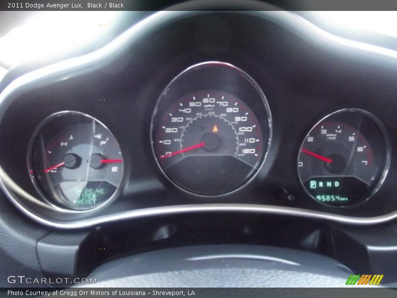 Black / Black 2011 Dodge Avenger Lux