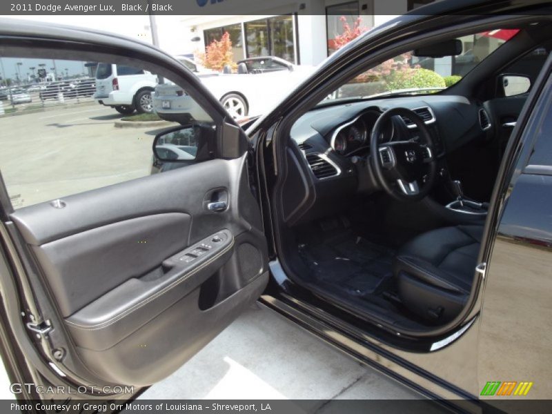 Black / Black 2011 Dodge Avenger Lux