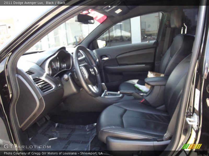 Black / Black 2011 Dodge Avenger Lux
