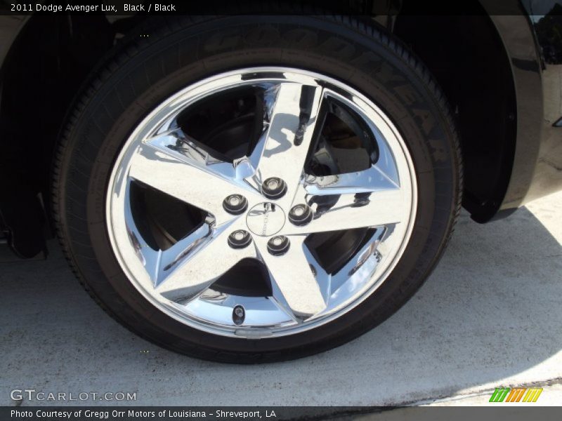 Black / Black 2011 Dodge Avenger Lux