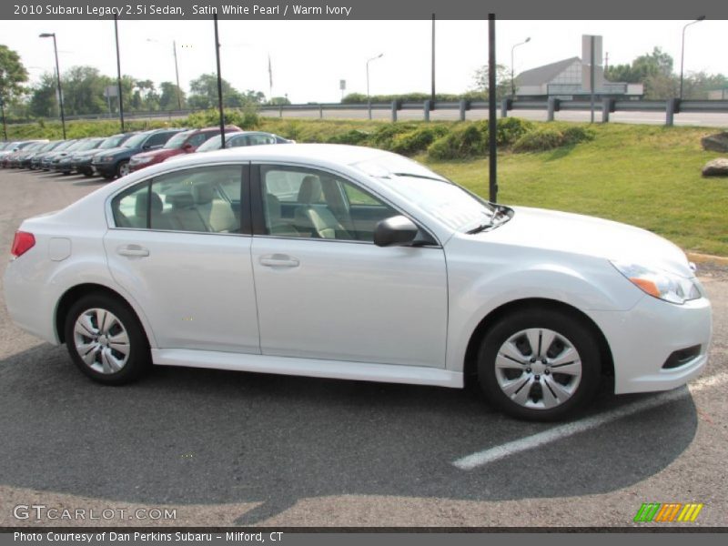 Satin White Pearl / Warm Ivory 2010 Subaru Legacy 2.5i Sedan