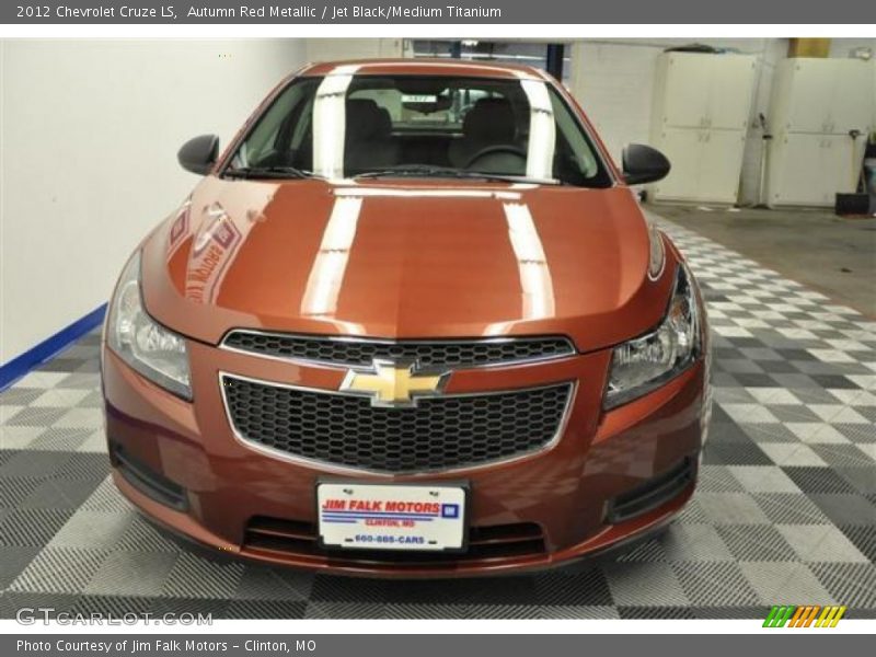 Autumn Red Metallic / Jet Black/Medium Titanium 2012 Chevrolet Cruze LS