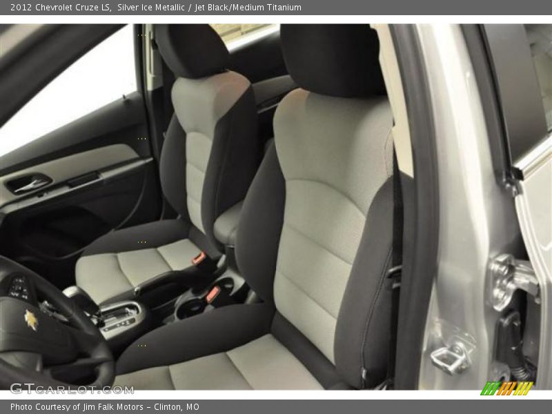 Silver Ice Metallic / Jet Black/Medium Titanium 2012 Chevrolet Cruze LS