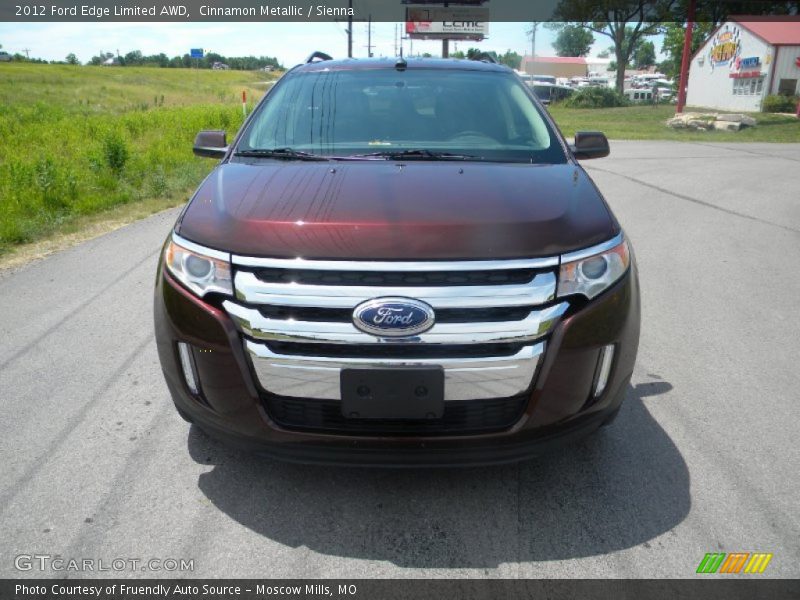 Cinnamon Metallic / Sienna 2012 Ford Edge Limited AWD