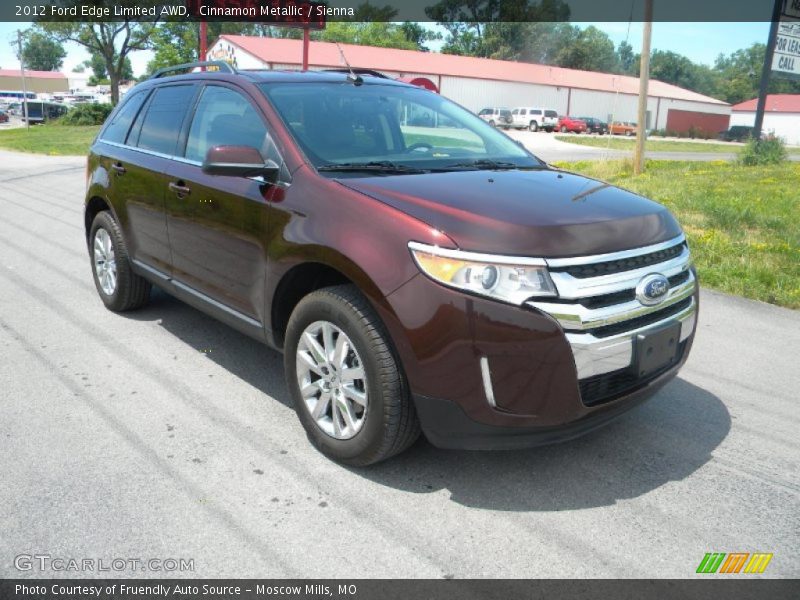 Cinnamon Metallic / Sienna 2012 Ford Edge Limited AWD
