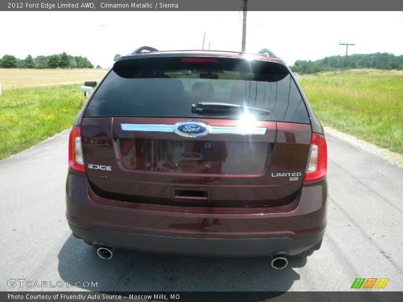 Cinnamon Metallic / Sienna 2012 Ford Edge Limited AWD