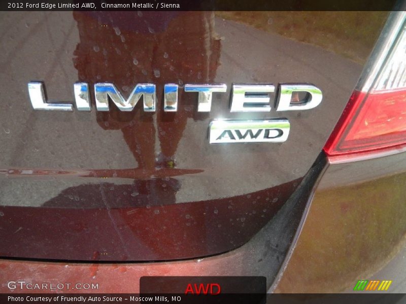Cinnamon Metallic / Sienna 2012 Ford Edge Limited AWD