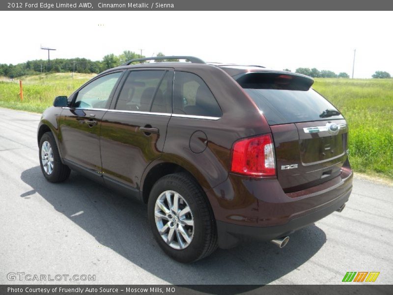 Cinnamon Metallic / Sienna 2012 Ford Edge Limited AWD