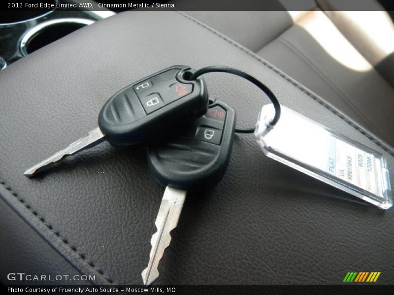 Cinnamon Metallic / Sienna 2012 Ford Edge Limited AWD