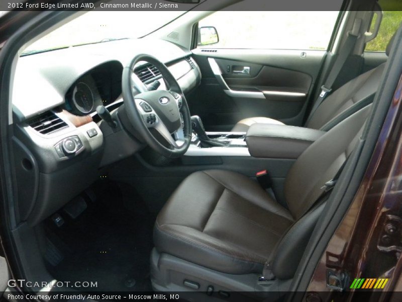 Cinnamon Metallic / Sienna 2012 Ford Edge Limited AWD