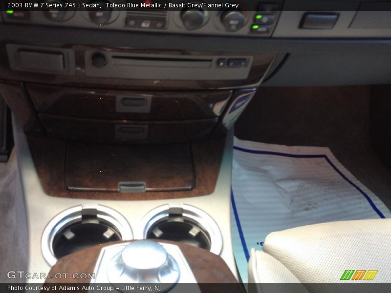 Toledo Blue Metallic / Basalt Grey/Flannel Grey 2003 BMW 7 Series 745Li Sedan